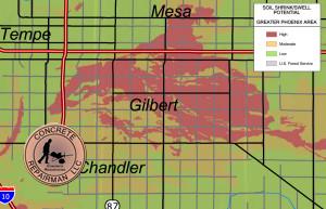Expansive Soils in Gilbert Arizona