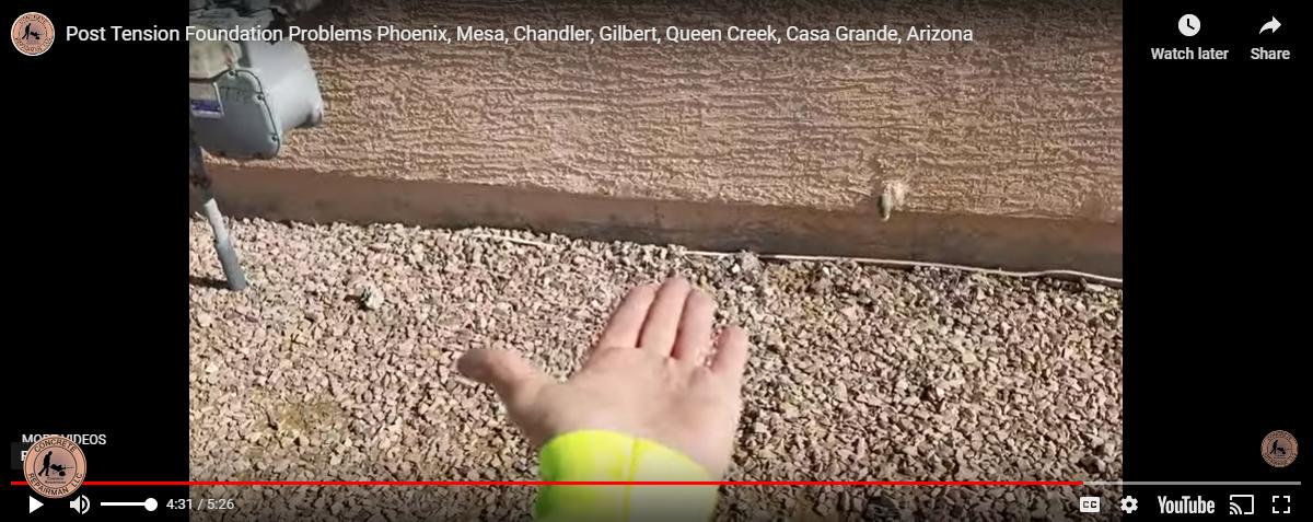 Cracked Foundation Repair Chandler Arizona