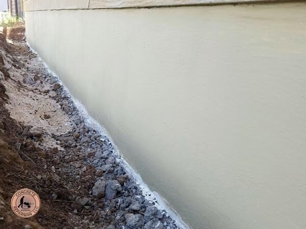 Stem Wall Crack Repair, Waterproofing, and Paint