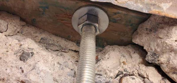 NEW Anchor Bolt “Fidget Anchor” Foundation repair, stem wall repair J-Bolts - Concrete Repairman LLC