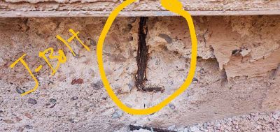 J-Bolt Rusting, Oxidized, Corrosion - Concrete Repairman