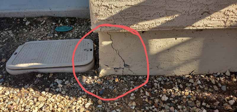 Stem wall hurricane strap repair in Gilbert, AZ, reinforcing and protecting foundations from severe weather.