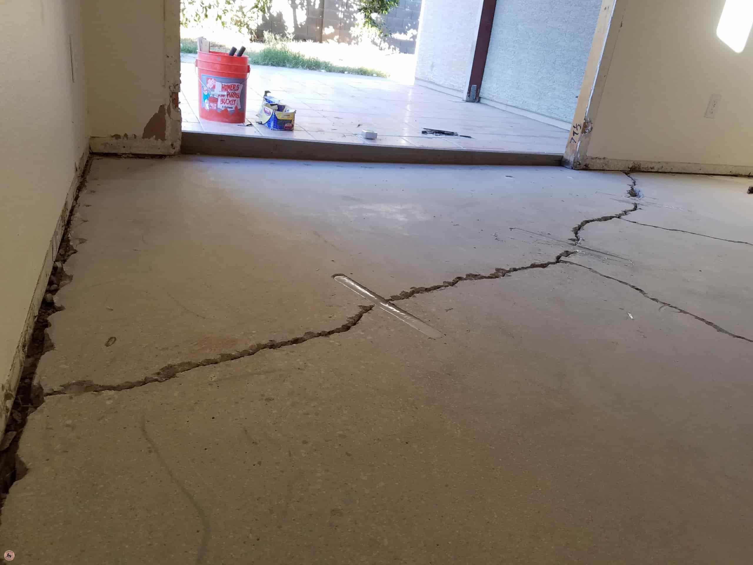 Sporadic Floor Crack Repair – Concrete Repairman LLC Sporadic floor crack repair scaled